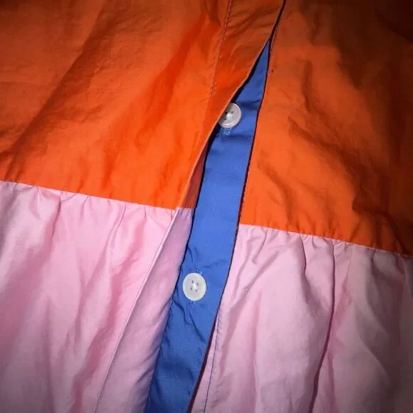 Boden Women's Maxi Dress Size 8 Multicolor 100% Cotton Tiered Belted Alexa - Picture 3 of 10